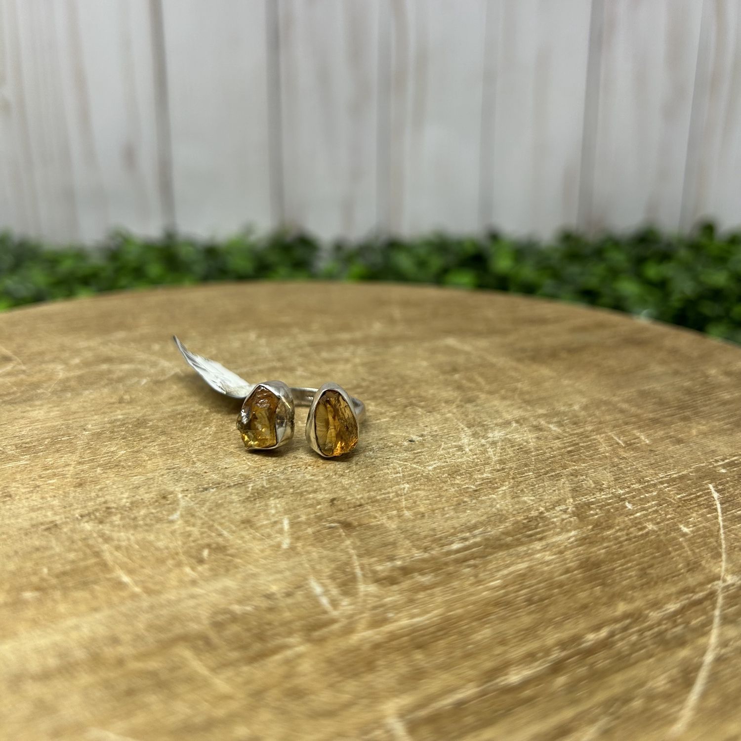 Citrine Adjustable Ring