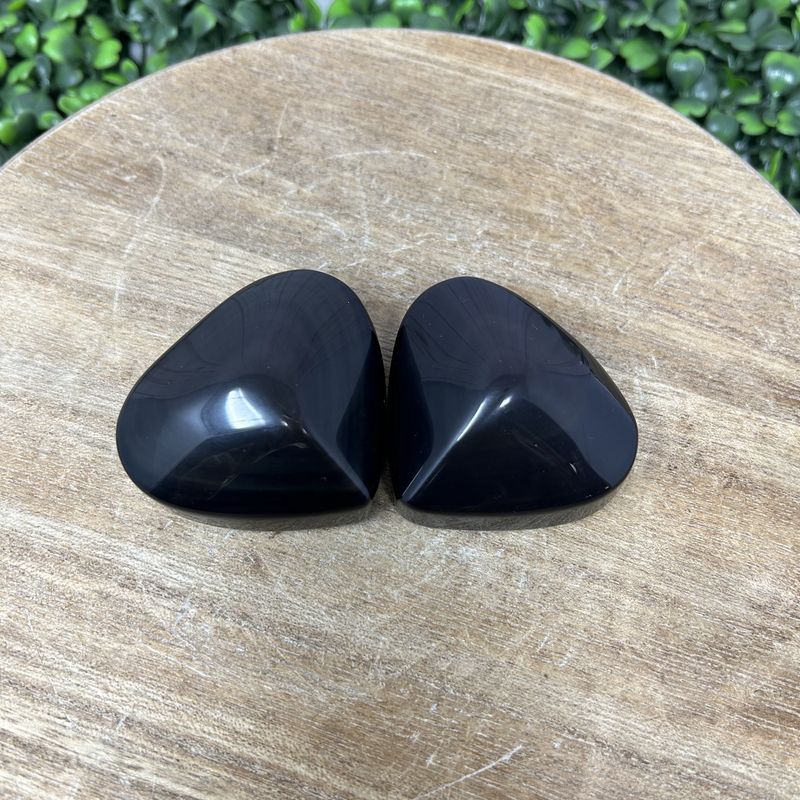Crystal Heart- Black Obsidian