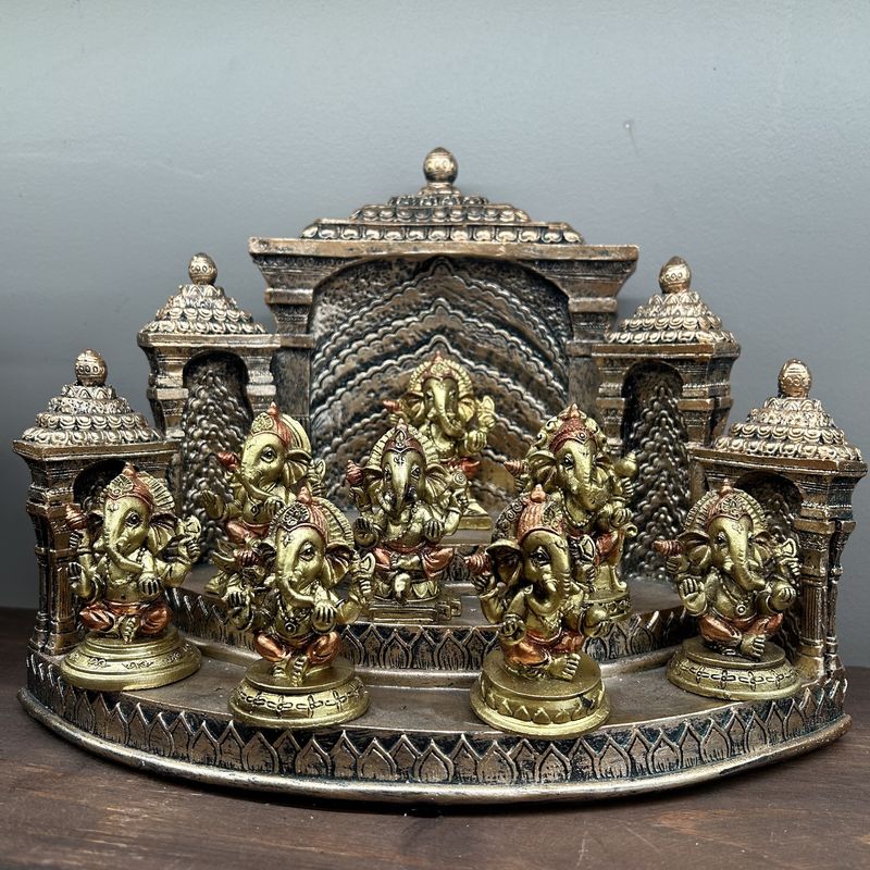 Gold Mini Buddha Display