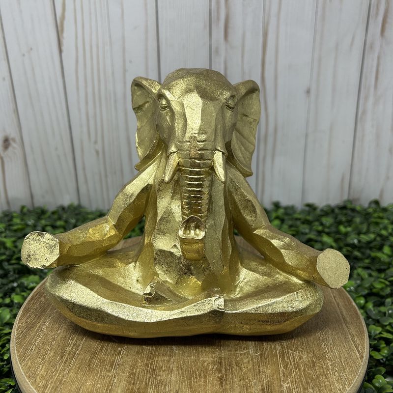 Meditation Elephant Statue