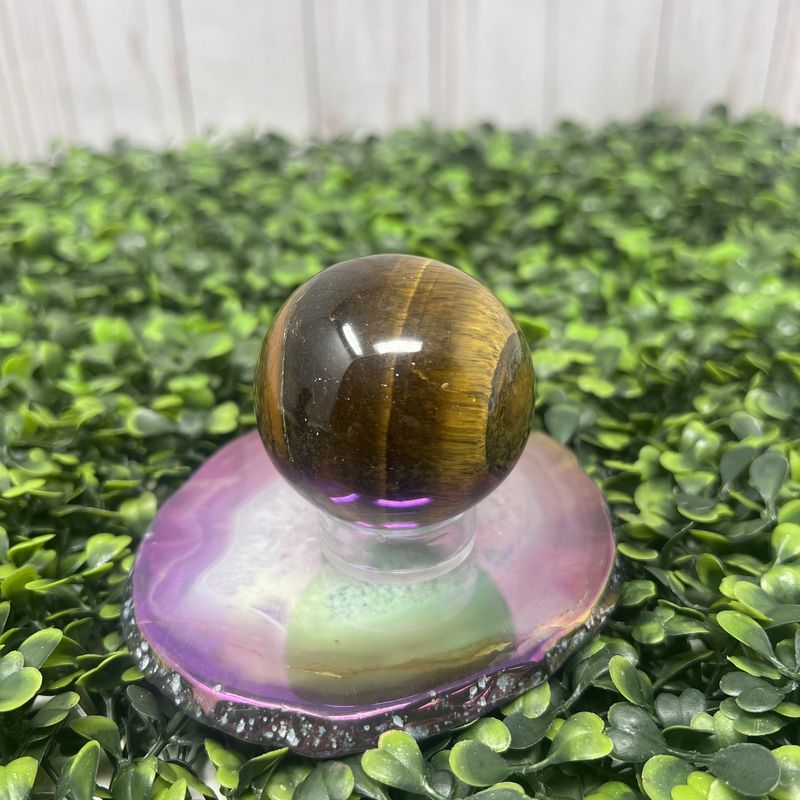 Tiger&#39;s Eye Sphere - 55