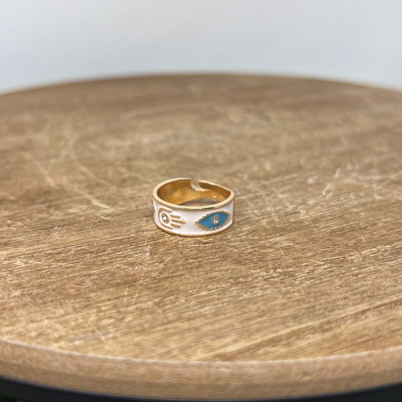 Caveman Thick Hamsa Band Ring