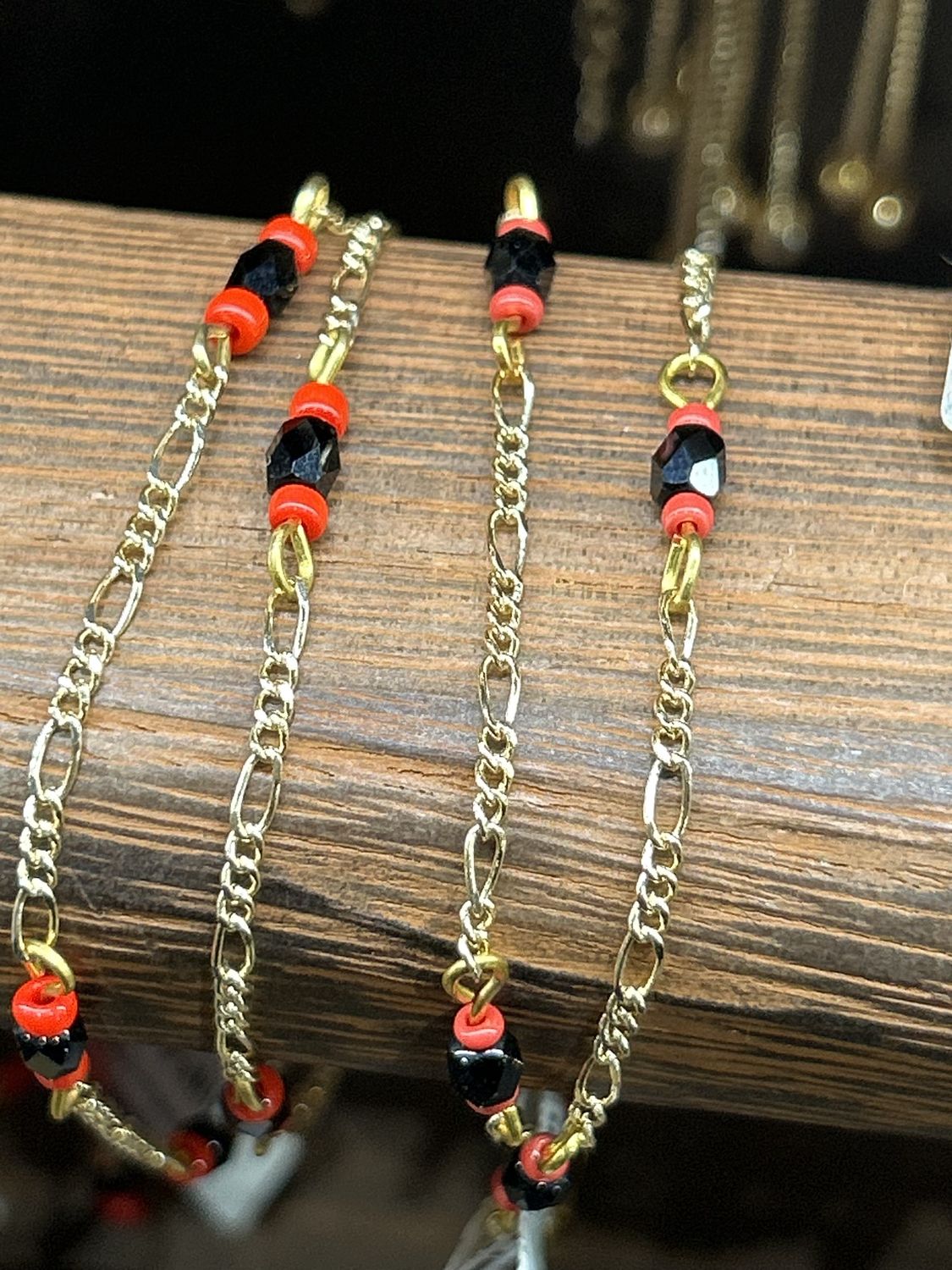Azabache Gold and Black Bracelet