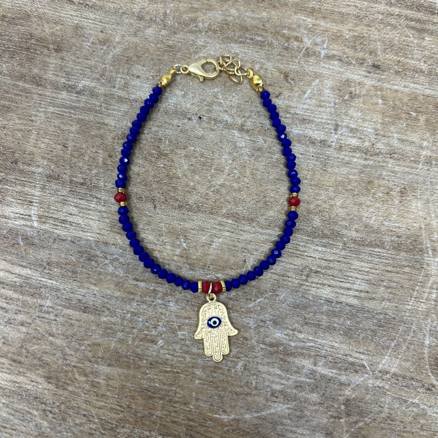 Evil Eye Bracelet with Charm