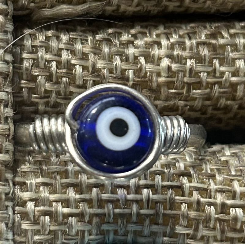 Evil Eye Adjustable Ring