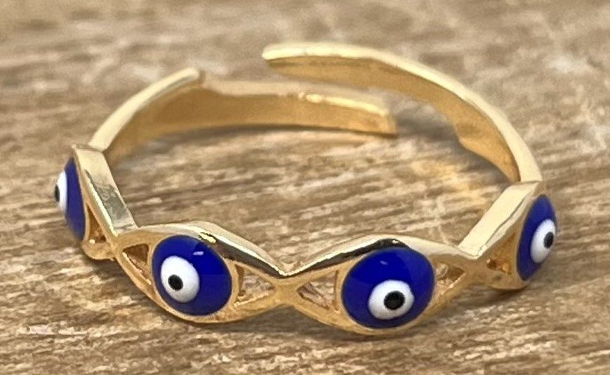 Evil Eye Infinity Ring