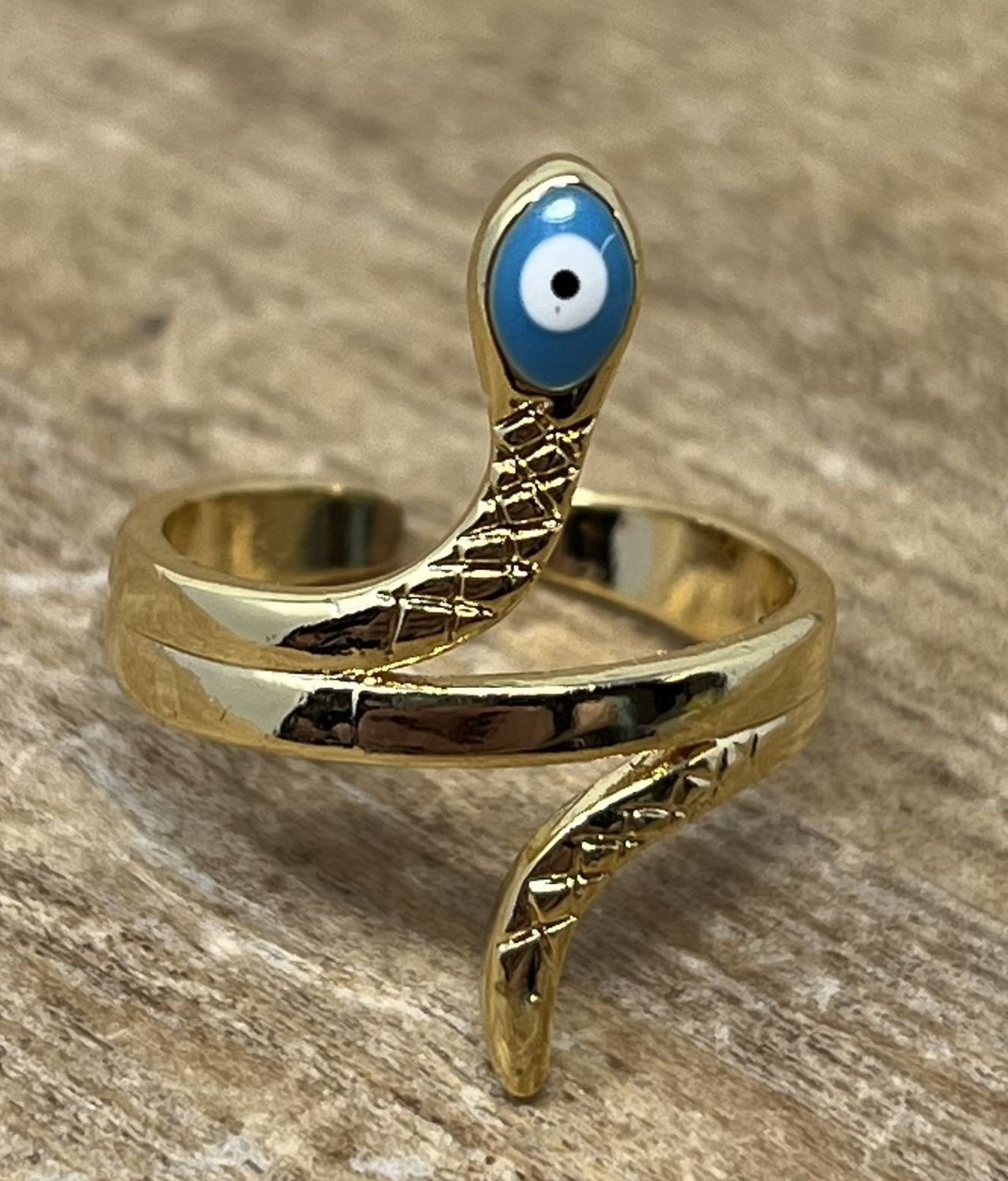 Snake Evil Eye Ring