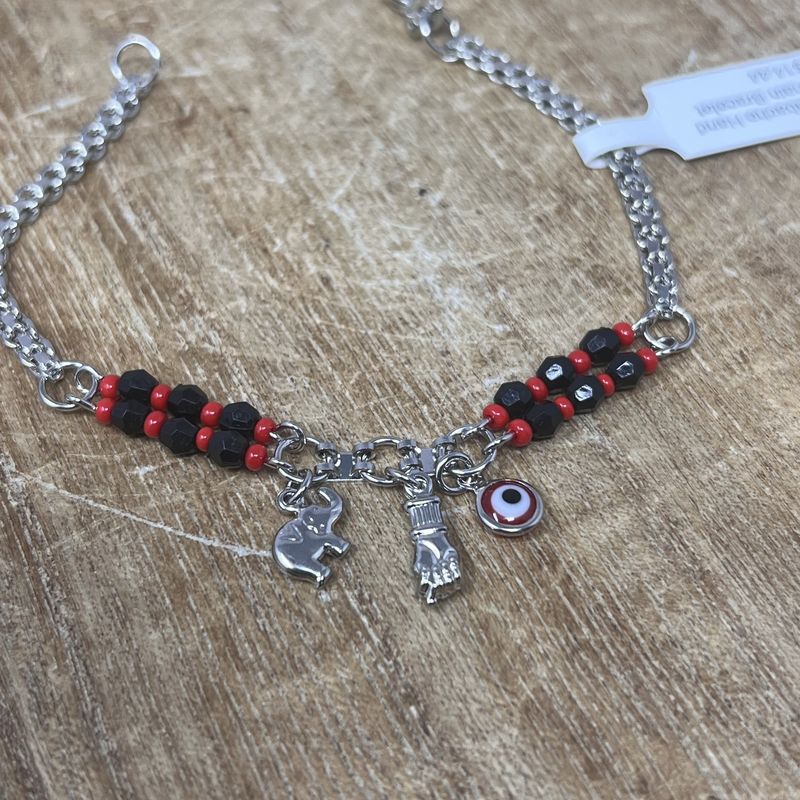 Azabache Hand Chain Bracelet