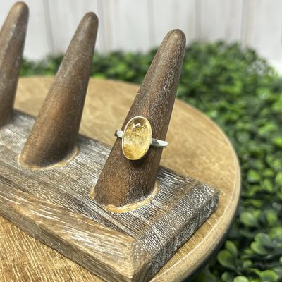 Citrine Bulb Ring - 8