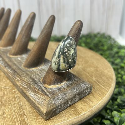 Ocean Jasper Adjustable Ring
