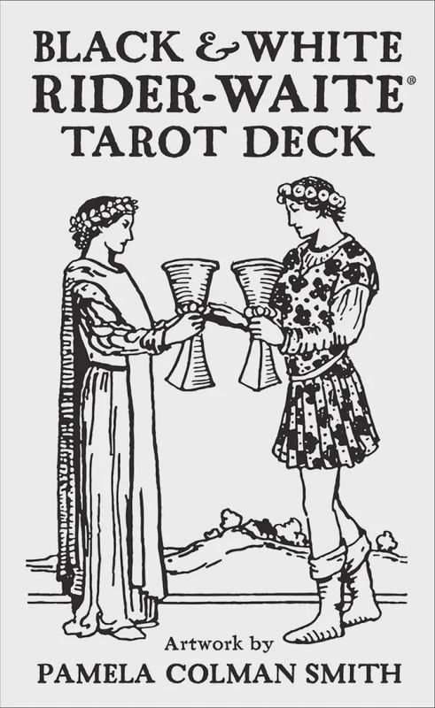 Black &amp; White Rider-Waite Tarot