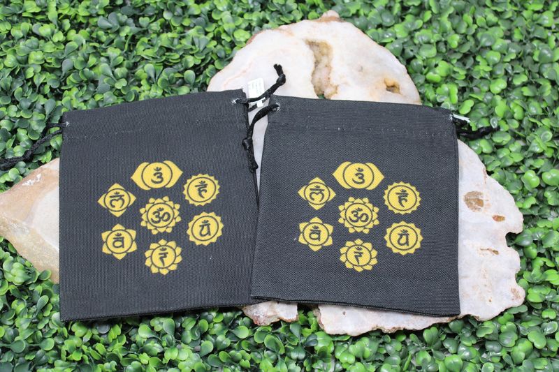 Cotton Pouch Chakra 6x5&quot;