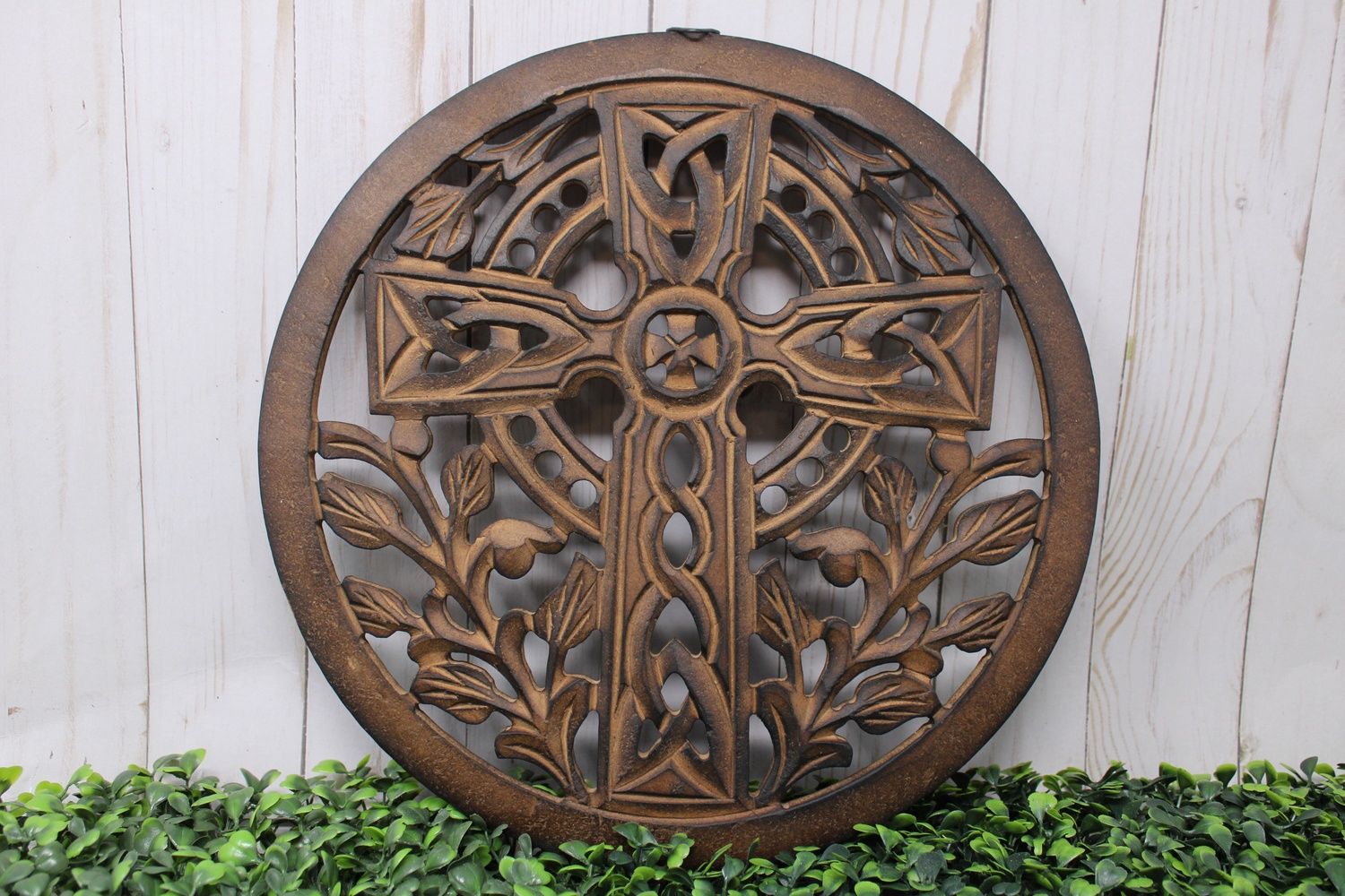 Wood Hanging Celtic Cross 12&quot;