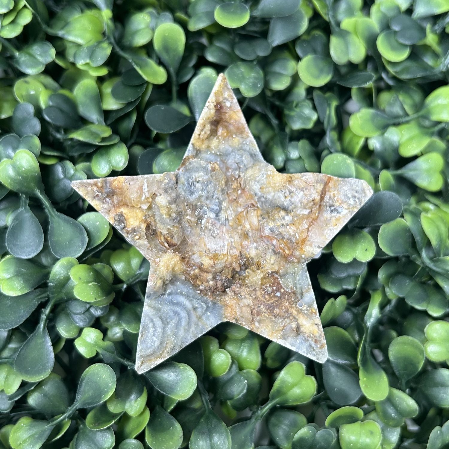 Druzy Star 3x2.5&quot;, Type: 1
