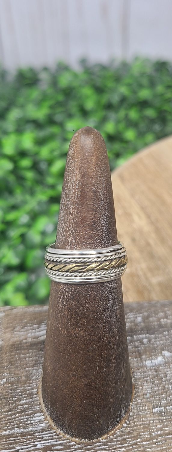 Fidget Ring SS, Size: 6