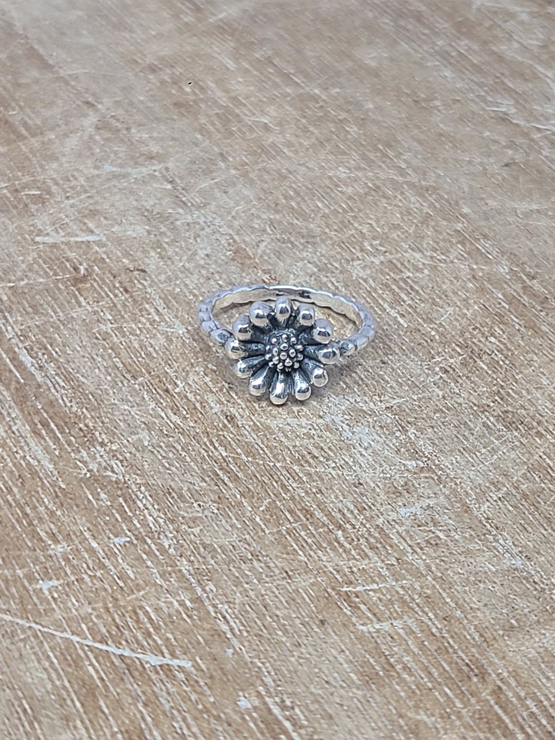 Sunflower SS Ring, Size: 6