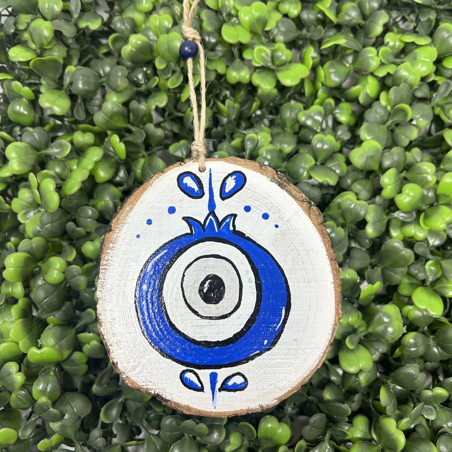 Evil Eye Wood Decor, Type: 1