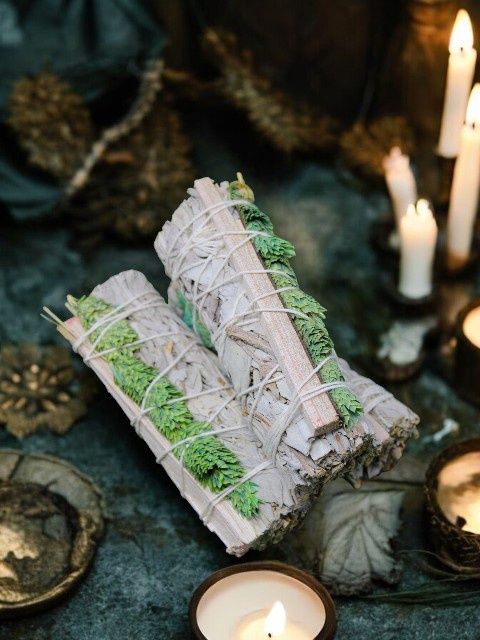Green Phalaris + Palo Smudge