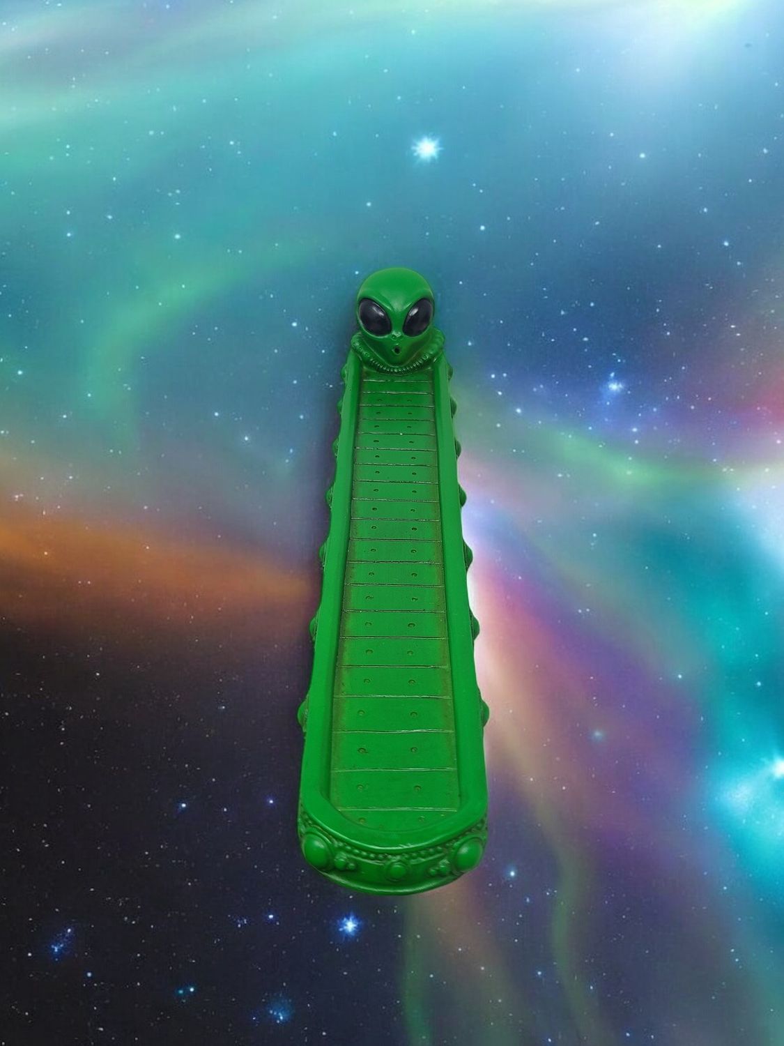 Green Alien Incense Holder