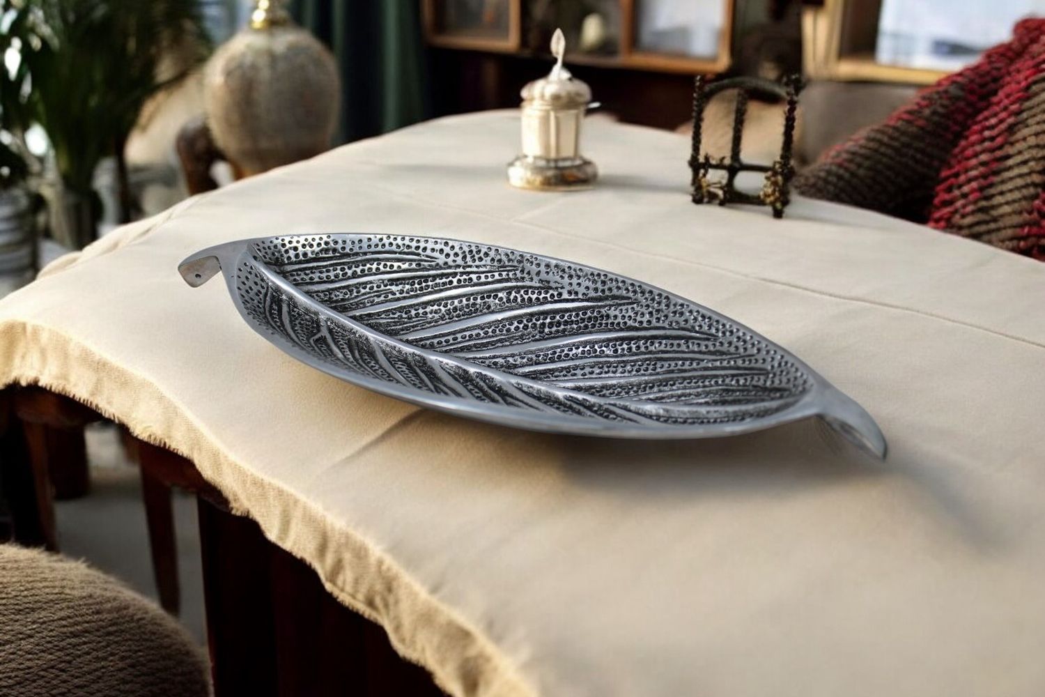 Aluminum Leaf Incense Holder