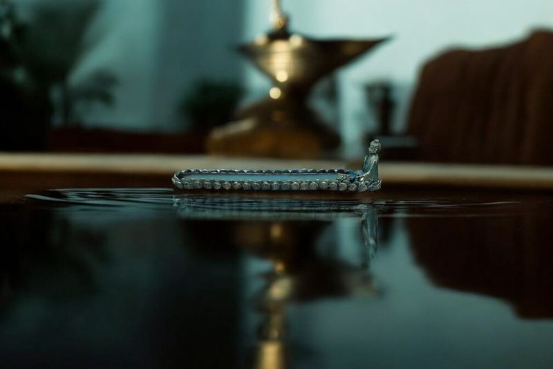 Blue Buddha Incense Holder