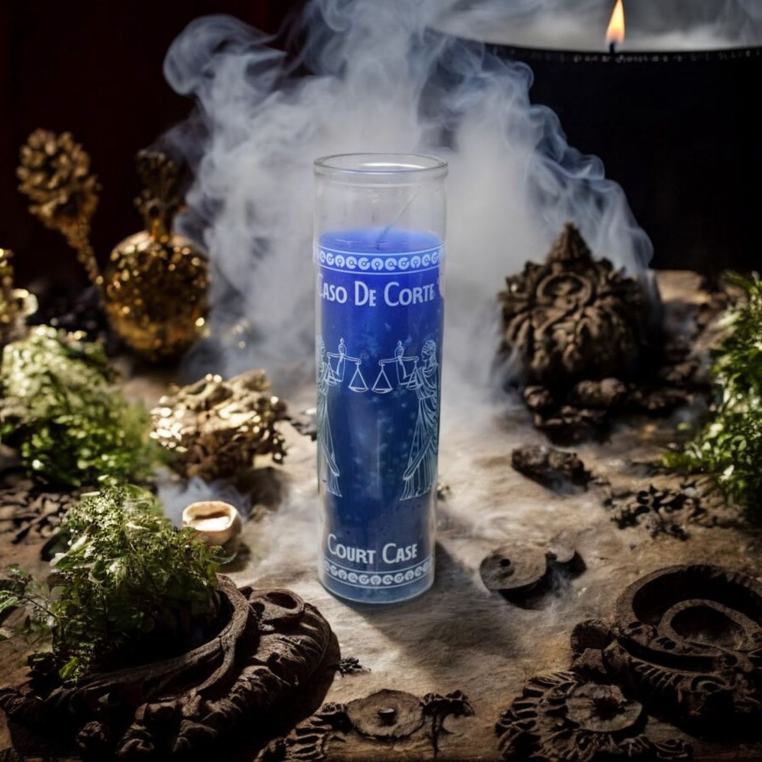 Tall Glass Intentions Candle, Type: Court Case