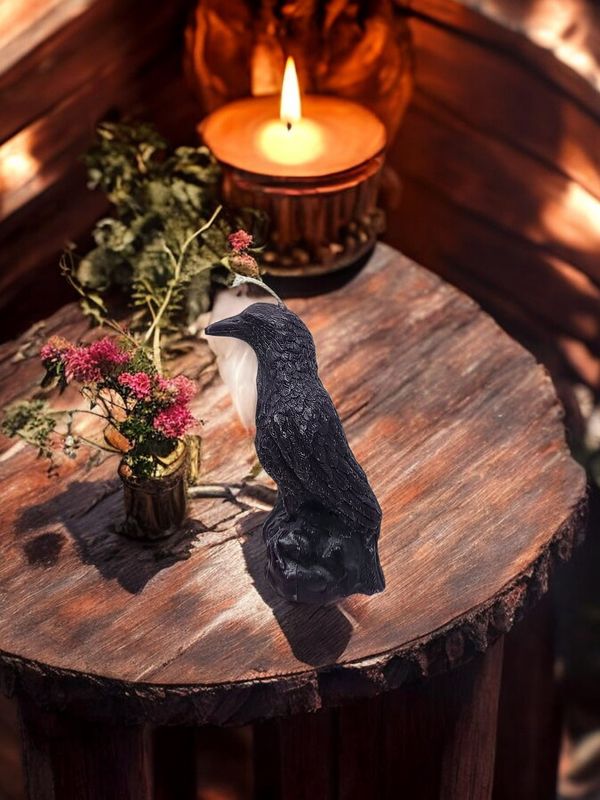 Raven Candle