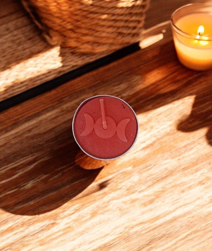 Triple Moon Tea Light Candle