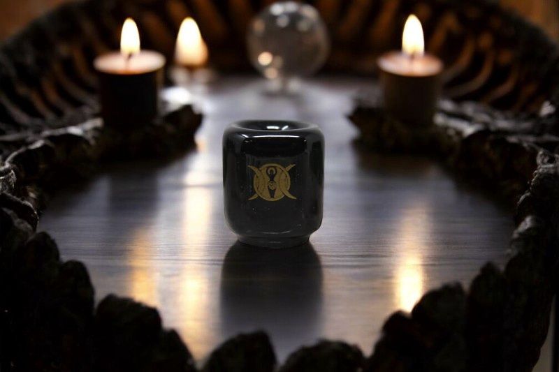 Goddess Chime Candle Holder