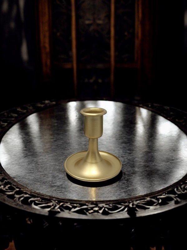 Gold Candle Holder