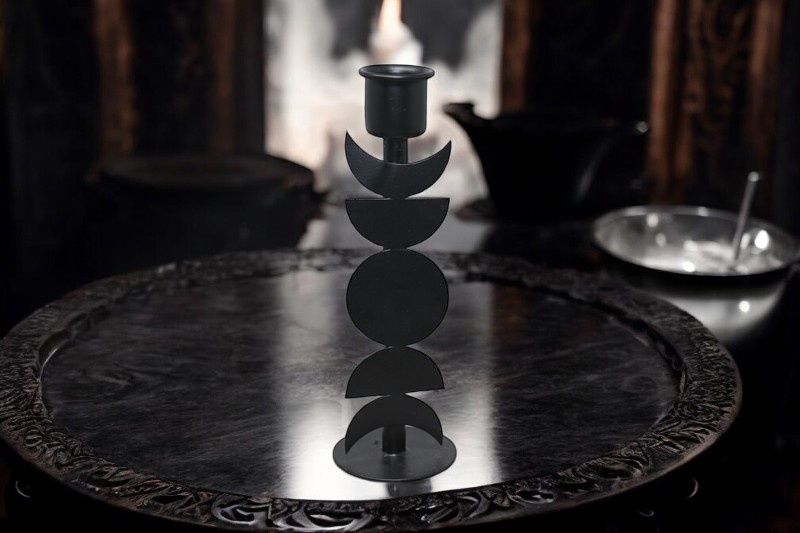 Moon Phase Candle Holder