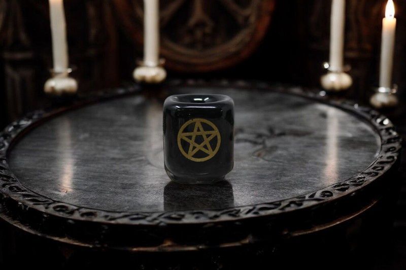 Pentacle Chime Candle Holder
