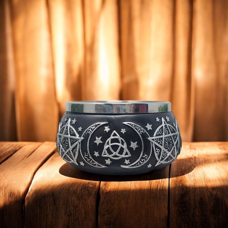 Triple Moon Smudge Bowl
