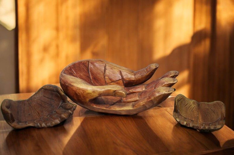 Wooden Hands Bowl