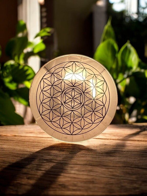 Copper Bowl Flower of Life 6&quot;