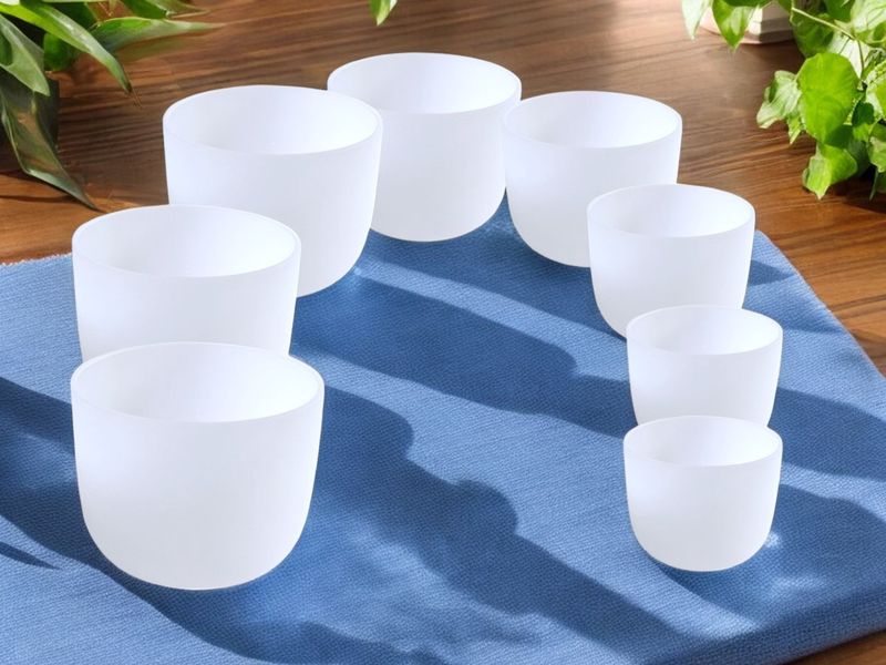 Quartz Singing Bowl Set