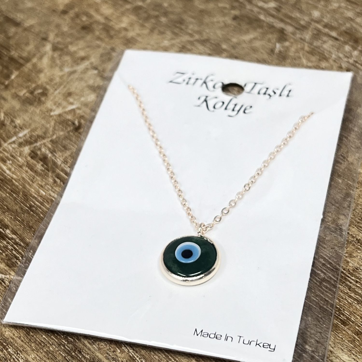 Evil Eye Necklaces Turkey, Colour: Gold/Green