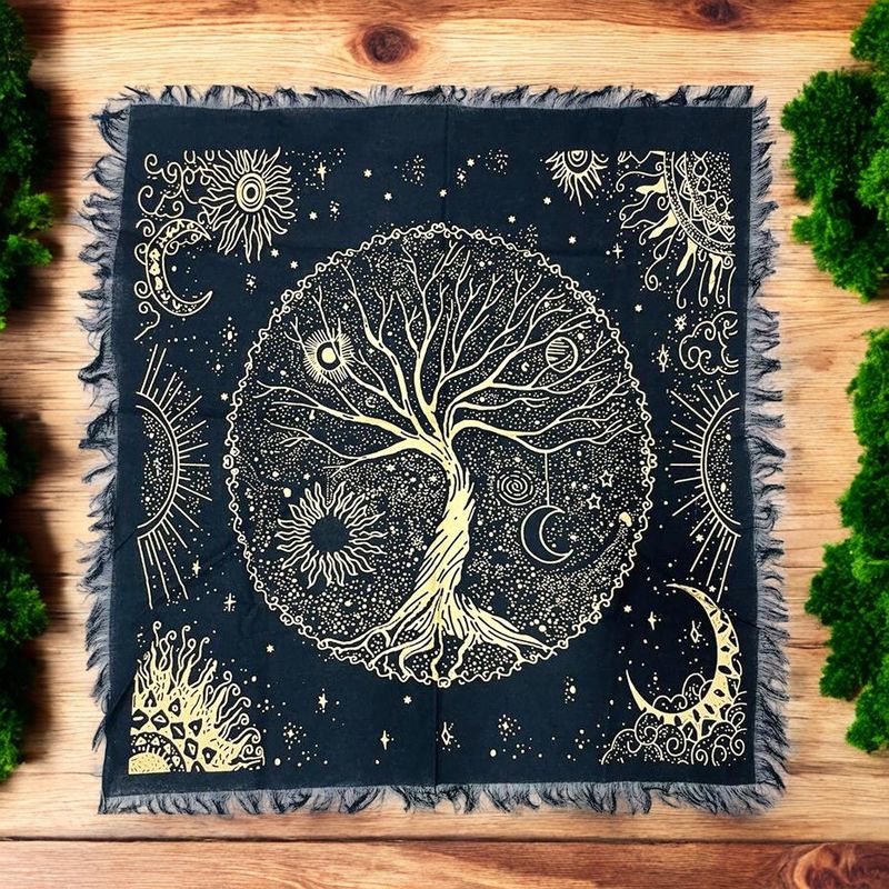 Golden Tree Altar Cloth 18x18&quot;