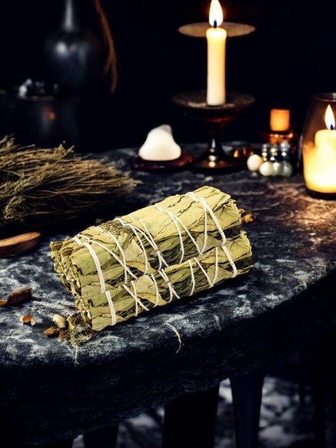 Lemon Balm &amp; Peppermint Smudge Stick