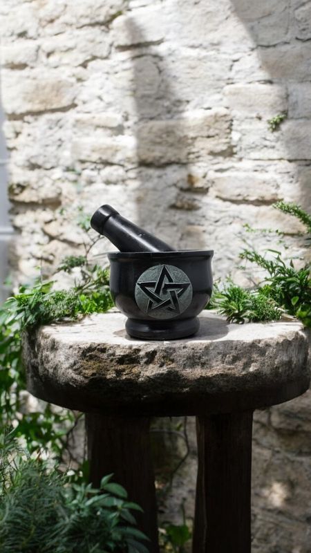 Mortar &amp; Pestle Pentacle LG