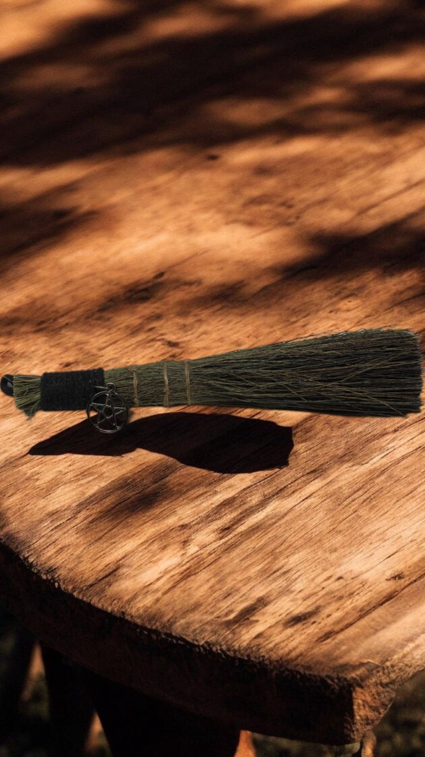 Pentacle Altar Broom 8&quot;