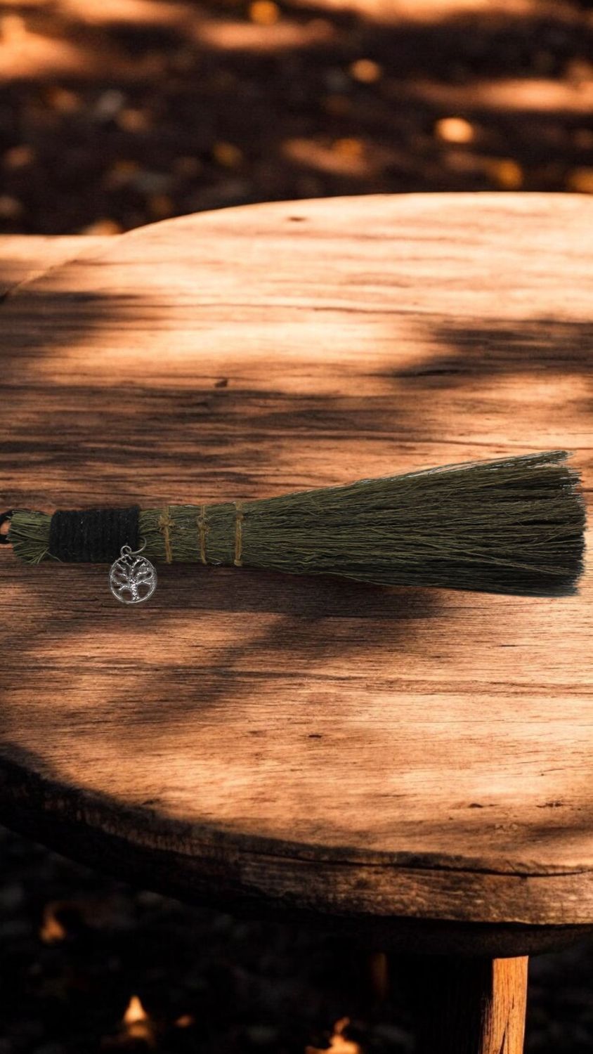 Tree of Life Altar Broom 8&quot;