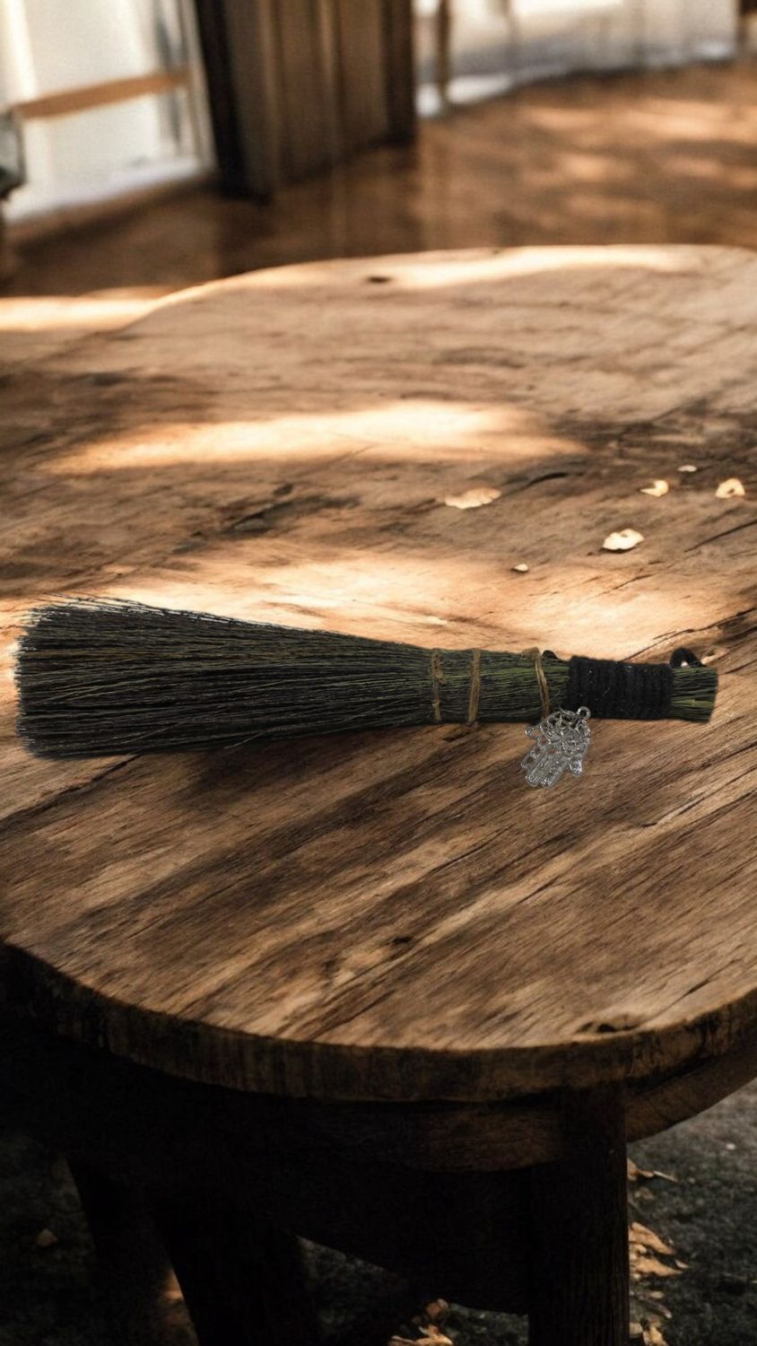 Hand of Fatima Altar Broom 8&quot;