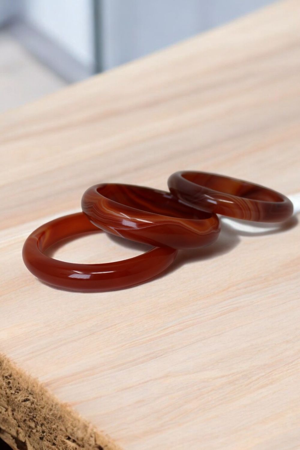 Carnelian Crystal Bangle