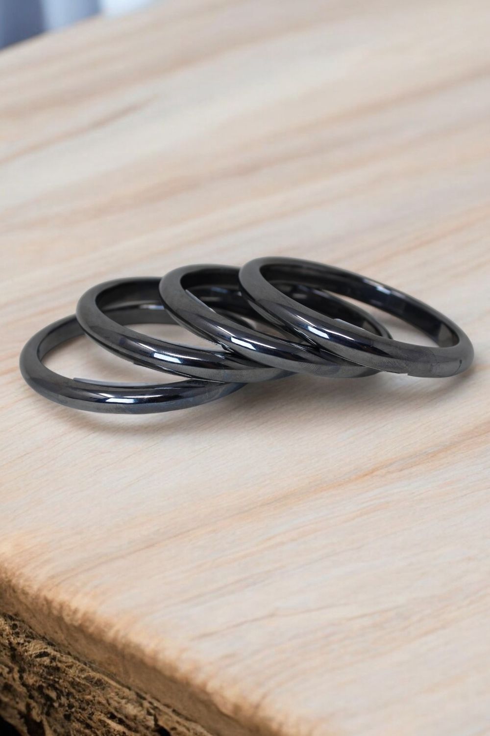 Hematite Crystal Bangle