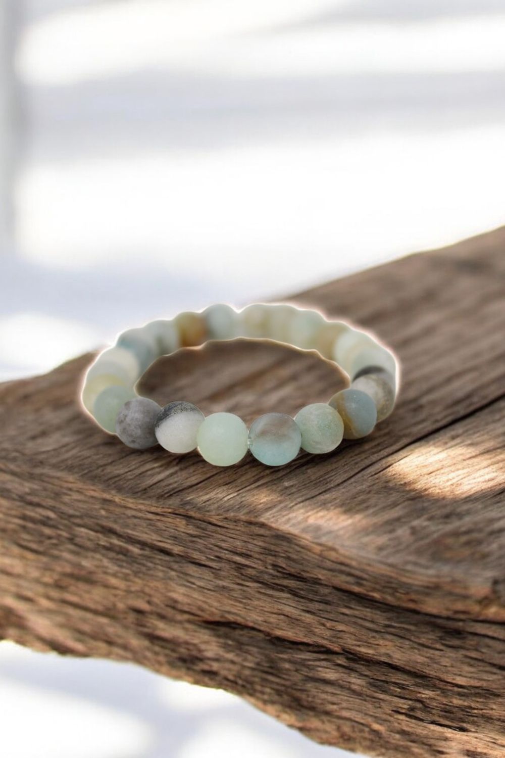 8mm Crystal Bracelet, Crystal: Amazonite