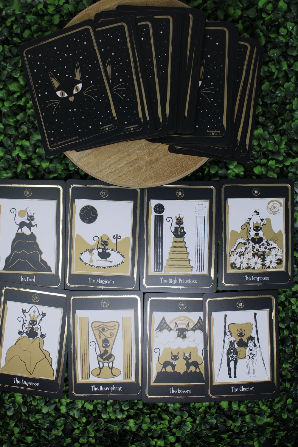 Golden Black Cat Tarot