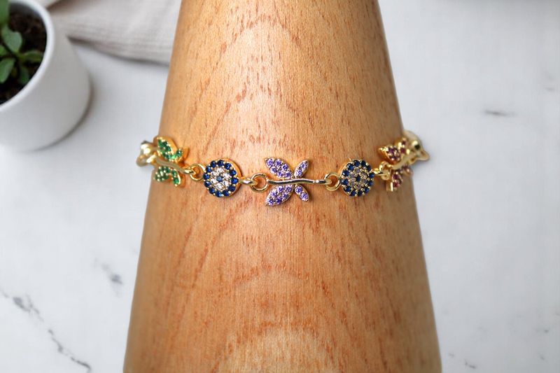 Evil Eye Butterfly Bracelet