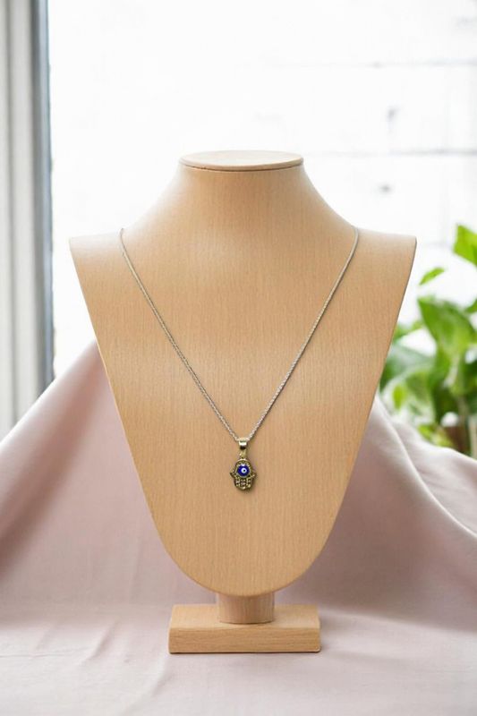 Dainty Hamsa Gold Necklace
