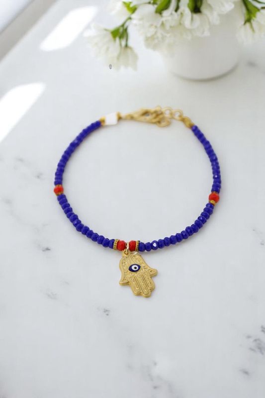 Evil Eye Bracelet with Charm